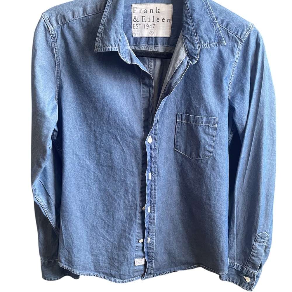 Frank & Eileen Chambray Shirt Small